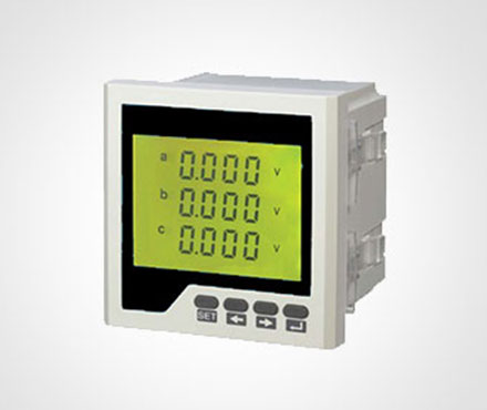 96*96液晶三相數顯電壓表